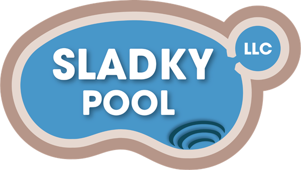 A blue and white logo